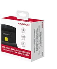 AXAGON CRE-SM2 USB externá čítačka 4-slot Smart card/ID card (eObčianka) - rozbalené