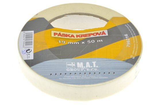 Zaparkorun.cz Krepová páska M.A.T. 19mm / 50m