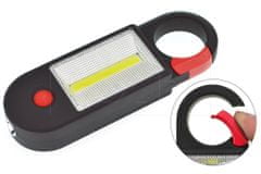 Zapardrobnych.sk Fx Cob Led Pracovná Baterka 1+3W (15Cm), Červená