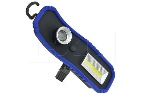 Zapardrobnych.sk Pracovná Baterka Fx Cob Led (20 Cm), Modrá