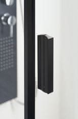 POLYSAN , ZOOM LINE BLACK štvorcová sprchová zástena 900x900mm, číre sklo, ZL5415B
