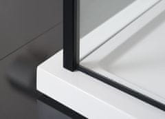 POLYSAN , ZOOM LINE BLACK štvorcová sprchová zástena 900x900mm, číre sklo, ZL5415B