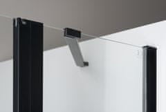 POLYSAN , ZOOM LINE BLACK sprchová bočná stena 800mm, číre sklo, ZL3280B