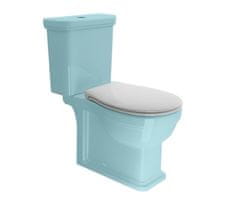 Gsi , CLASSIC WC sedátko, Soft Close, biela/bronz, MSB87CN11