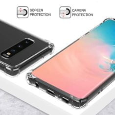 IZMAEL Anti Shock silikonové púzdro pre Samsung Galaxy S10 - Transparentná KP23597