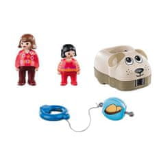 Playmobil Môj ťahací psík , 1.2.3, 6 dielikov