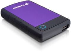 Transcend StoreJet 25H3P - 1TB (TS1TSJ25H3P), purpurový