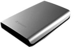 VERBATIM Store 'n' Go, USB 3.0 - 1TB (53071), strieborný