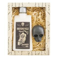 Bohemia GIFTS Kozmetická sada pre mužov Motorcycle Vintage – gél 250 ml a mydlo 30 g