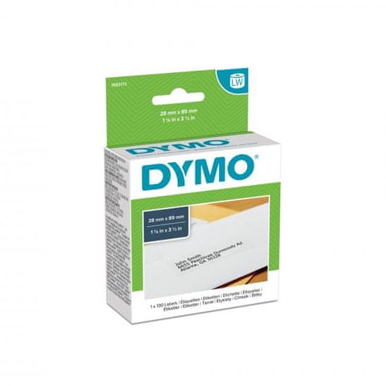 Dymo Samolepiace etikety LW 89x28mm adresné biele 130ks