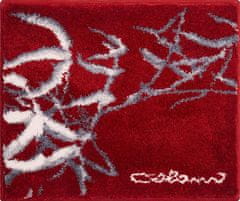Colani Luxusná dizajnová česká kúpeľňová predložka, Colani 23 50 x 60 cm, červená