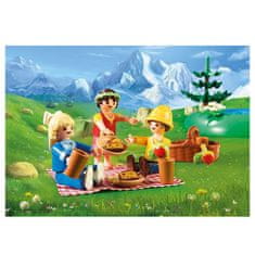 Playmobil Jazerná lúka s Heidy, Petrom a Klárou , Heidi, 74 dielikov