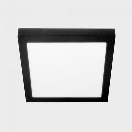 KOHL LIGHTING KOHL-Lighting DISC SLIM SQ stropné svietidlo 300x300 mm čierna 24 W CRI &gt;80 4000K Non-Dimm