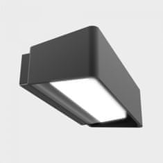 KOHL LIGHTING KOHL-Lighting PAT nástenné svietidlo 248X117 mm tmavo šedá 13 W CRI &gt;80 3000K Non-Dimm