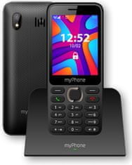 myPhone S1 LTE, Black s nabíjacím stojanom