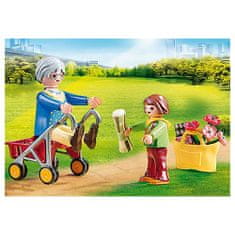 Playmobil Babička s chodítkom , Život v meste, 20 dielikov