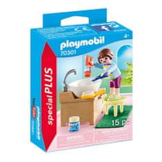 Playmobil Dievčatko pri čistení zúbkov , Život v meste, 15 dielikov