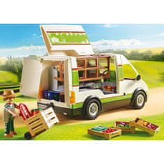 Playmobil Pojazdná predajňa bioproduktov , Statok, 91 dielikov