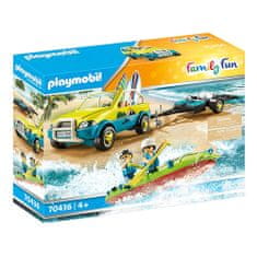 Playmobil Plážové auto s prívesom , Prázdniny, 88 dielikov