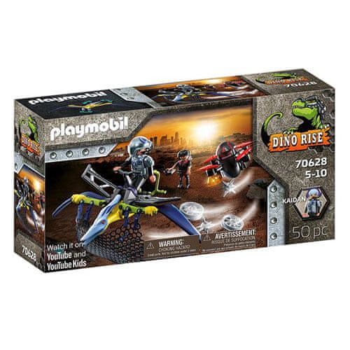 Playmobil Pteranodon útok zo vzduchu , Dinosaury, 50 dielikov