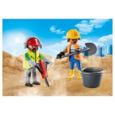 Playmobil Stavebný robotníci , Stavba, 12 dielikov