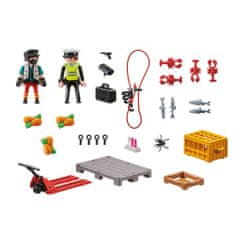 Playmobil Colná kontrola , Nákladná doprava, 49 dielikov