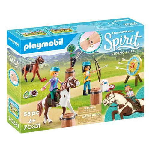 Playmobil Vonkajšie dobrodružstvo , Spirit Riding Free, 58 dielikov