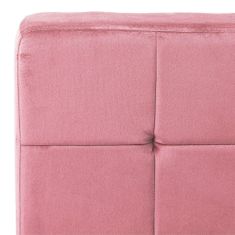 Vidaxl Relaxačná stolička 65x79x87 cm ružová zamatová