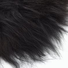 Vidaxl Islandská ovčia koža čierna 70x110 cm