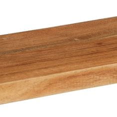 Petromila vidaXL 3-dielna sada nástenných políc v tvare kociek masívne akáciové drevo 