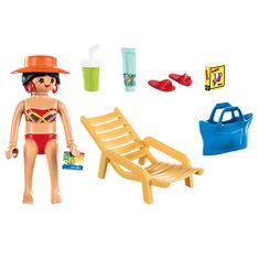 Playmobil Rekreantka s lehátkom , Prázdniny, 12 dielikov