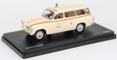 Abrex Škoda 1202 (1964) 1:43 - Sanitka ZS Praha 134 - rozbalené