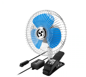 sapro Ventilátor do auta Peiying 24V, pr.17cm s klipsňou, kovový