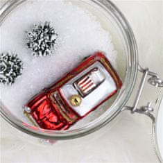 Decor By Glassor Vianočná ozdoba autíčko so sánkami