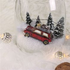 Decor By Glassor Vianočná ozdoba autíčko so sánkami