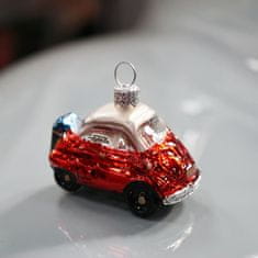 Decor By Glassor Vianočná ozdoba autíčko s darčekom