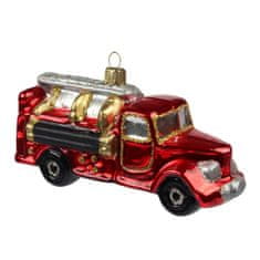 Decor By Glassor Vianočná ozdoba hasičské auto