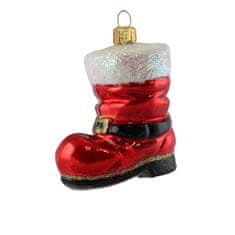 Decor By Glassor Vianočná ozdoba Santova topánka