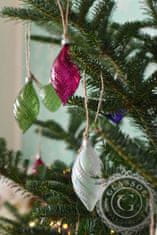 Decor By Glassor Vianočná oliva číra dekor