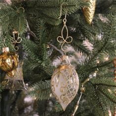Decor By Glassor Ozdobný háčik: zlatý ornament