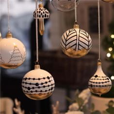 Decor By Glassor Vianočná ozdoba s dekorom reťaze