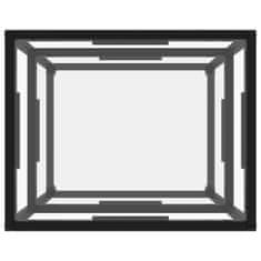 Vidaxl Konzolový stolík priehľadný tvrdené sklo 50x40x40 cm