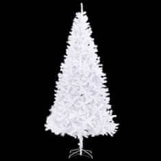 Vidaxl Umelý vianočný stromček s LED a súpravou gulí biely 300 cm