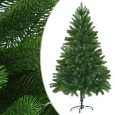 Vidaxl Umelý vianočný stromček s LED a súpravou gulí 210 cm zelený
