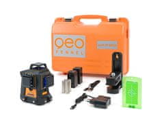 GEO Zelený laser Geofennel Geo6X - 3 x 360 ° kit + statív + tyč