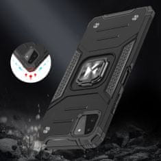 WOZINSKY KRYT HYBRIDNÉHO PUZDRA WOZINSKY RING ARMOR ARMORED + MAGNETICKÝ DRŽIAK PRE SAMSUNG GALAXY A22 5G ČIERNY