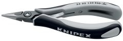 Knipex KNIPEX Kliešte pre elektroniku - polkruhové