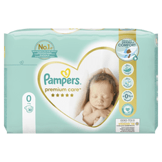 Pampers Plienky Premium Care 0 Newborn (do 3 kg) 30 ks