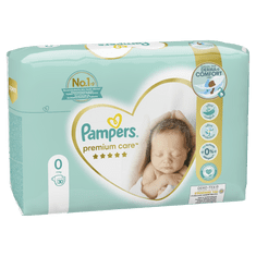 Pampers Plienky Premium Care 0 Newborn (do 3 kg) 30 ks