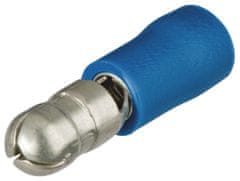 Knipex KNIPEX Zástrčka dutinková guľatá, izolovaná, modrá